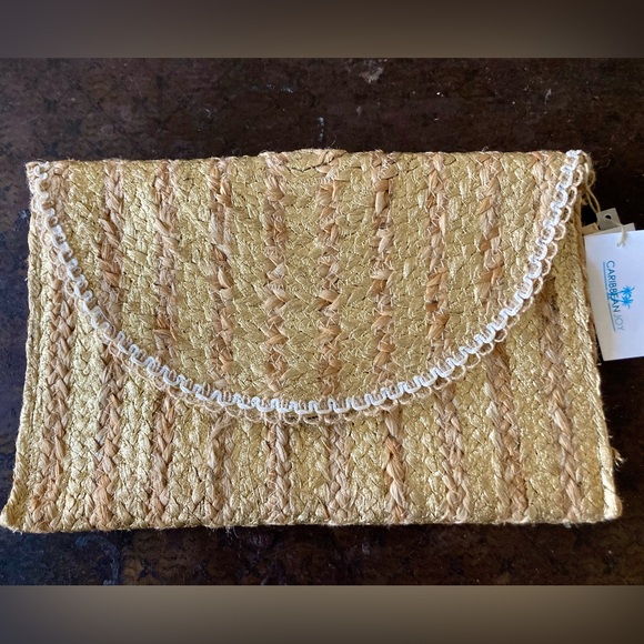 NWT Hand Woven Caribbean Joy Bag - Picture 3 of 12